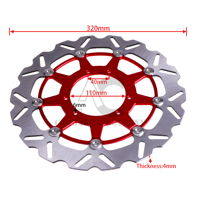 오토바이 320MM 플로팅 브레이크 디스크 로터 플레이 - Floating Brake Disc 320Mm Supermoto 리뷰 및 가격